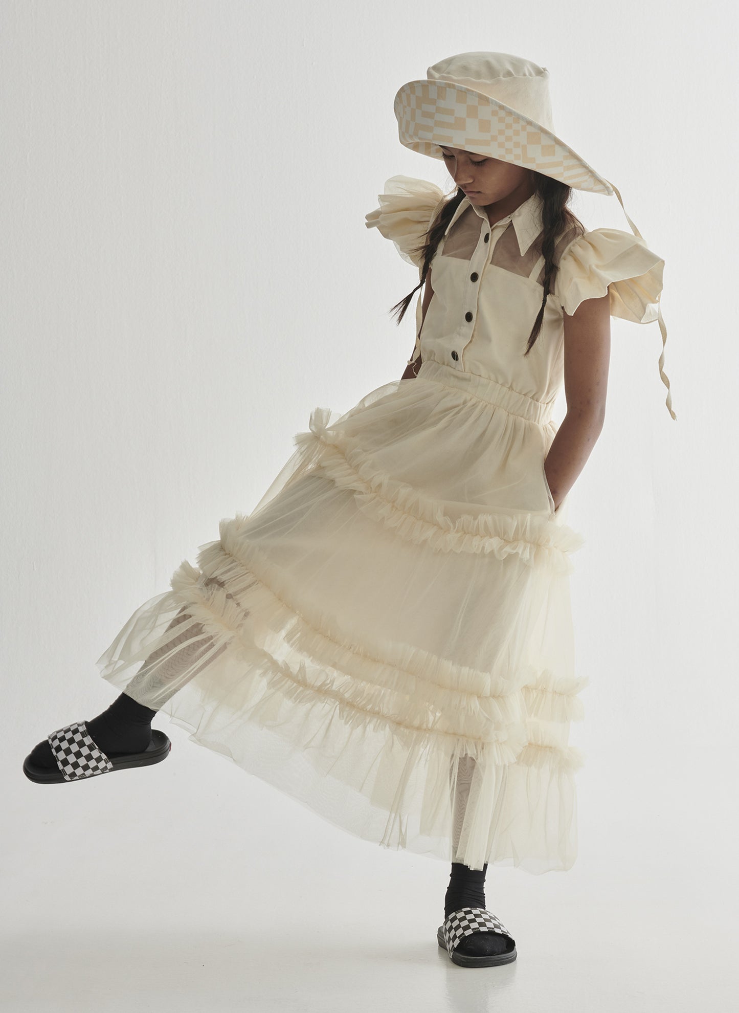 Little Creative Factory Wednesday Tulle Long Dress