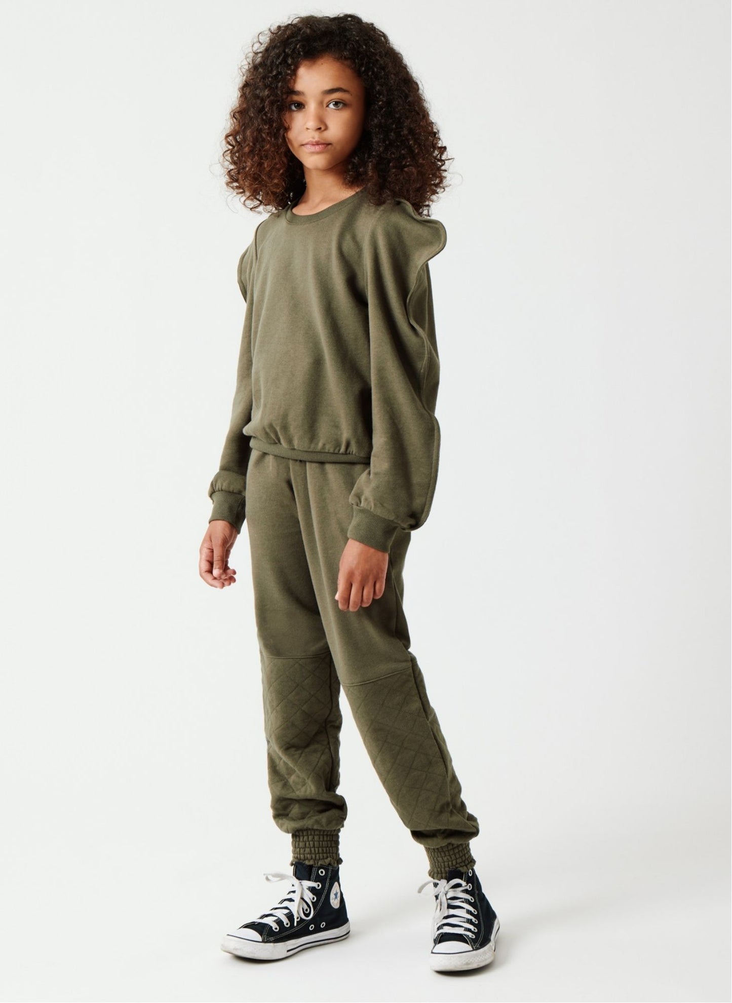 Habitual Kids Smocked Waistband Jogger