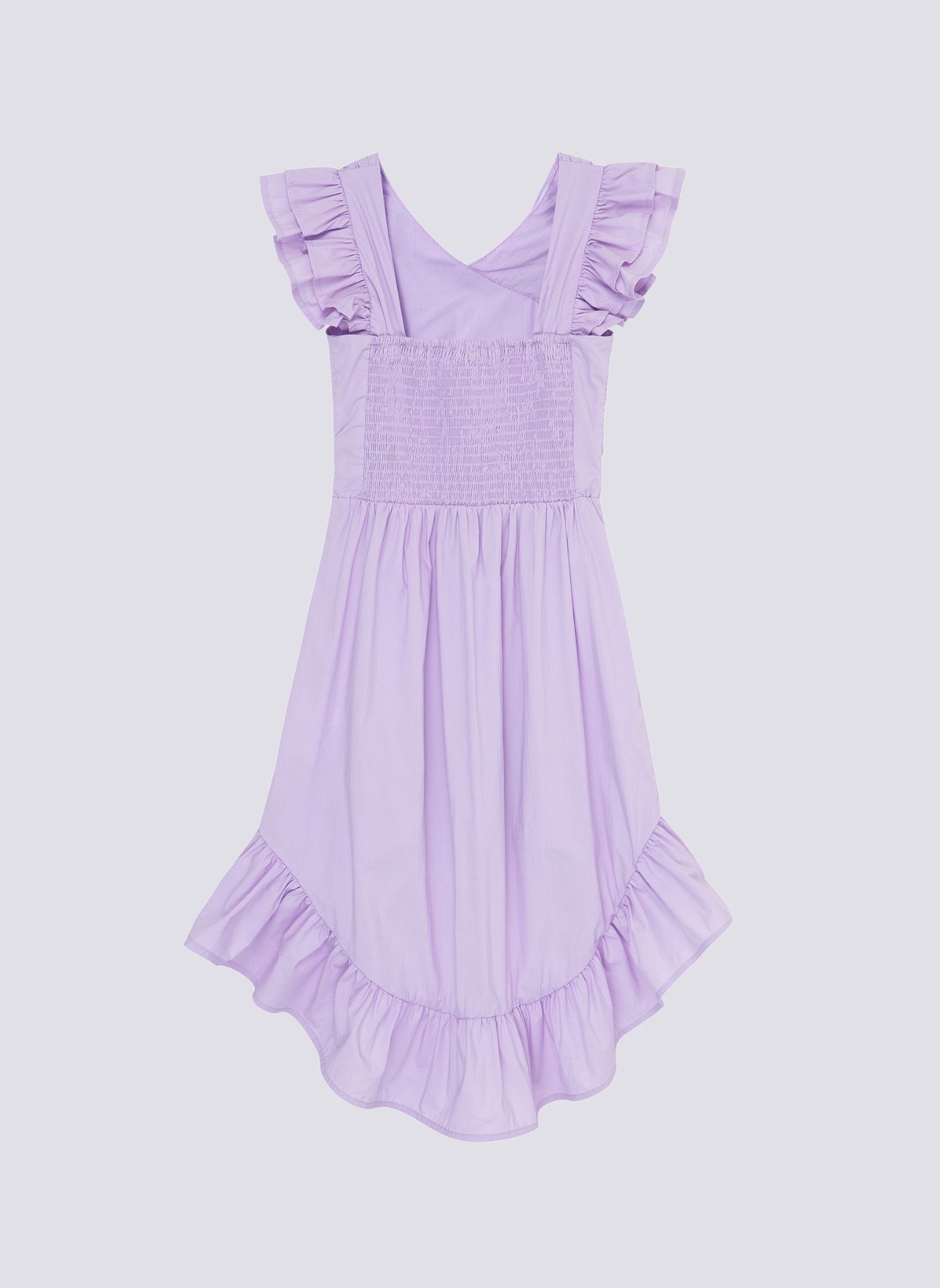 Habitual Kids Wrap Ruffle High-Low Dress