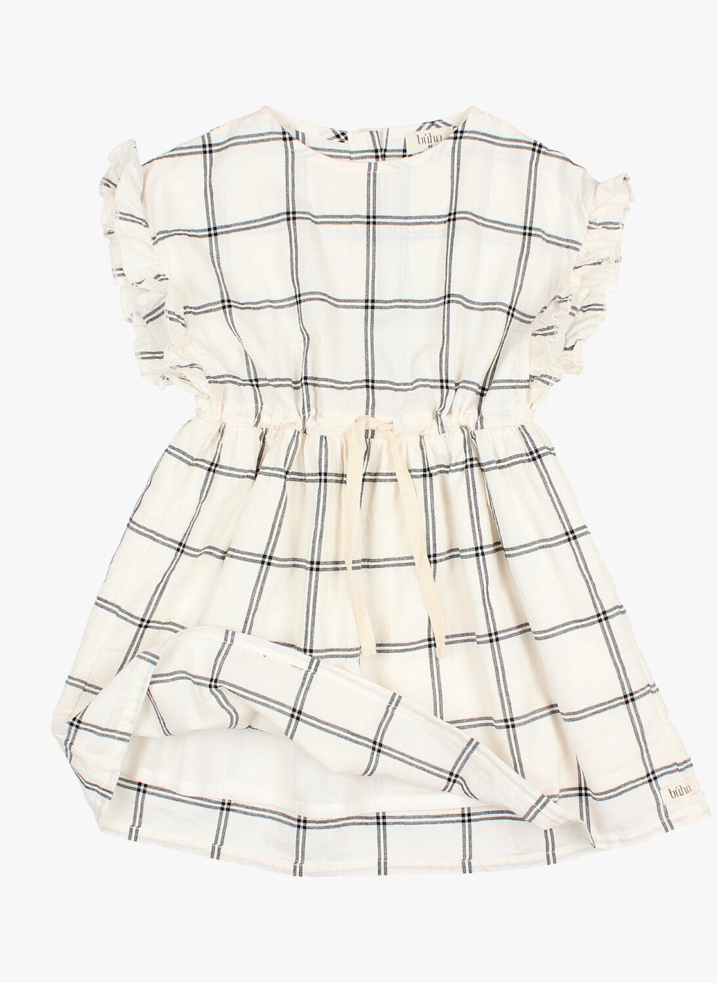 Buho Cotton Check Dress