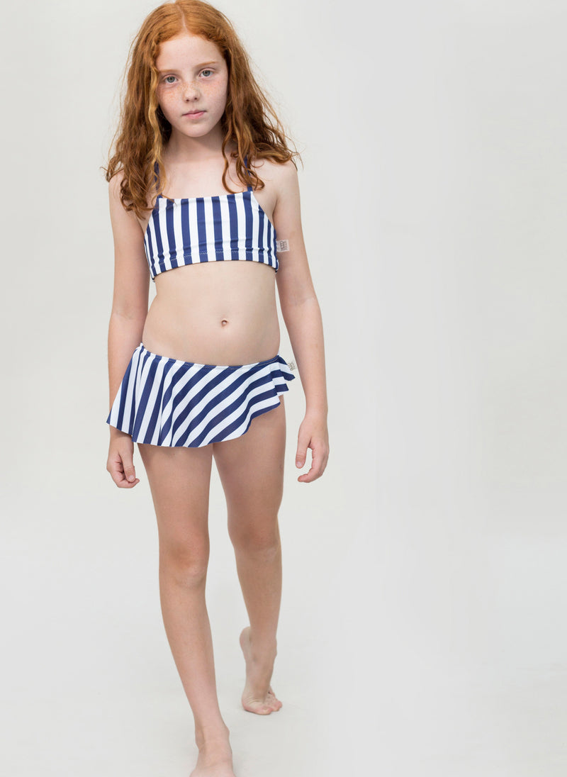 MOTORETA Bikini in Blue & White Stripes – Hello Alyss - Designer 