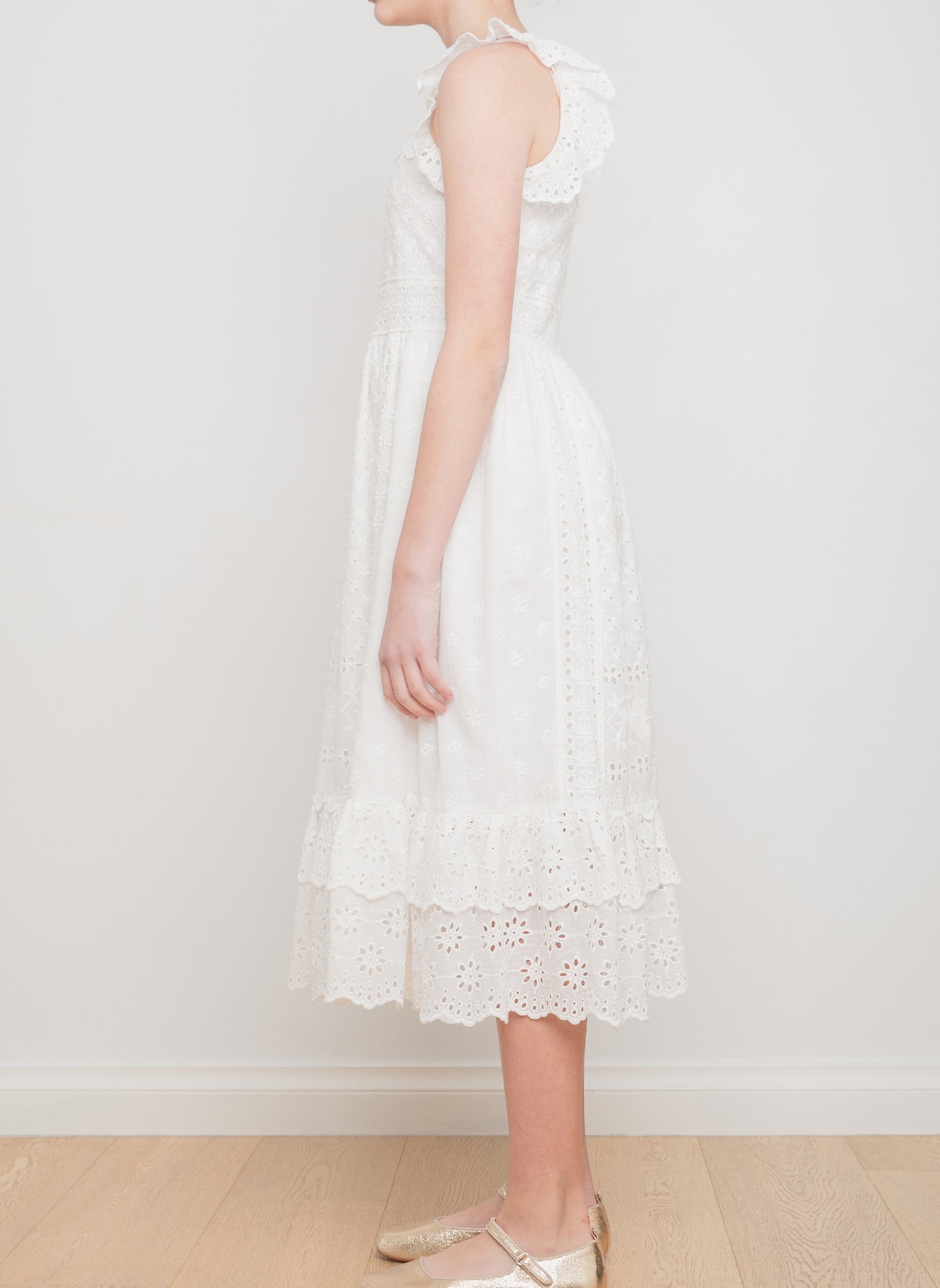 Petite Amalie Lucy Broderie Dress