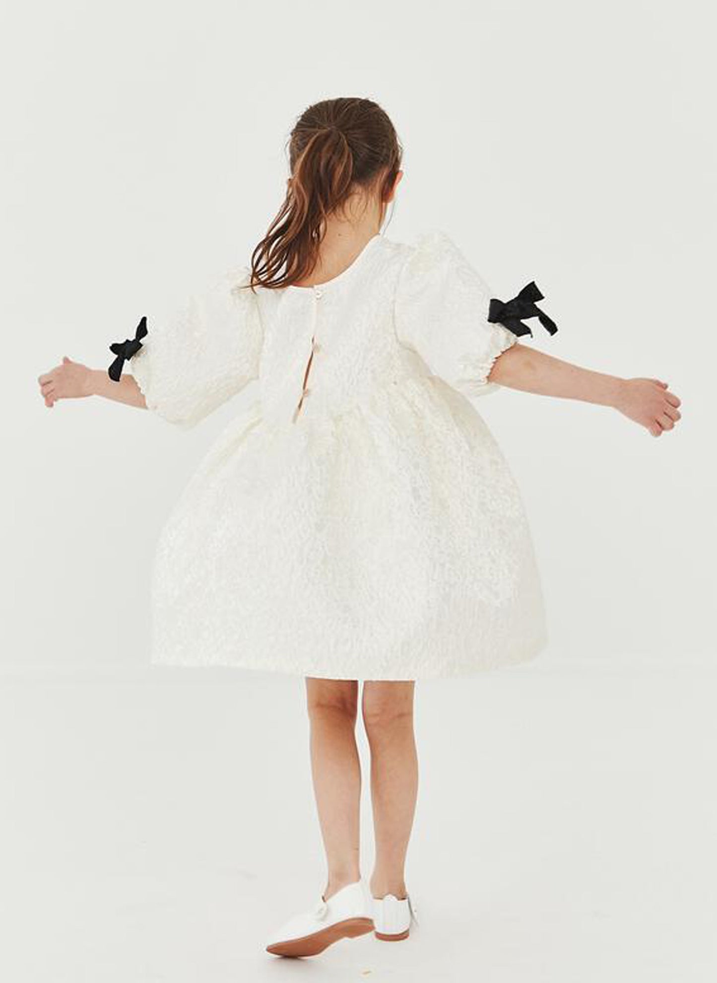 Petite Hailey Balloon Bow Dress