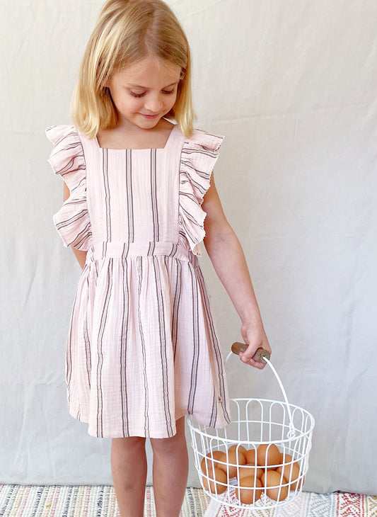 Petite Lucette Rita Stripe Dress